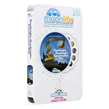 Moonlite - Goodnight, Goodnight, Construction Site Story Reel for Moonlite Storybook Projector, for Ages 3 and Up