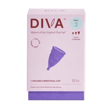 DivaCup - BPA-Free Reusable Menstrual Cup - Leak-Free Feminine Hygiene - Tampon and Pad Alternative ...