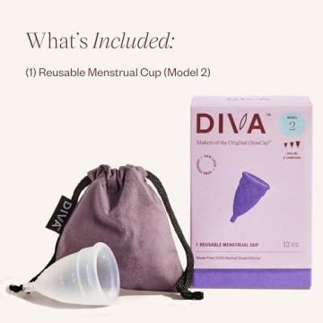 DivaCup Model 2 Menstrual Cup for Eco-Friendly Periods