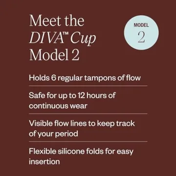 DivaCup Model 2 Menstrual Cup for Eco-Friendly Periods