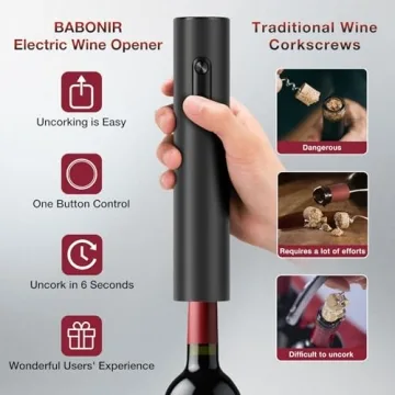 Battery Operated Electric Wine Opener for Effortless Enjoyment
