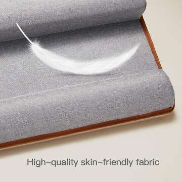 HUANUO Lap Desk for 17" Laptops with Mouse Pad