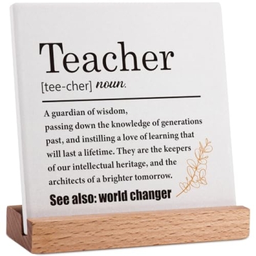 Teacher Appreciation Gifts for Women Men, Teacher Definition Gifts, Retirement Graduation Thank You ...