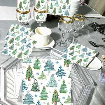 12 Styles Assorted Christmas Napkins for Decoupage a Variety of Santa Napkins Assorted Snowman Napkins Decorative Paper for Decoupage Beautiful Winter Paper Napkins for Decoupage Paper 1 Each 6.5
