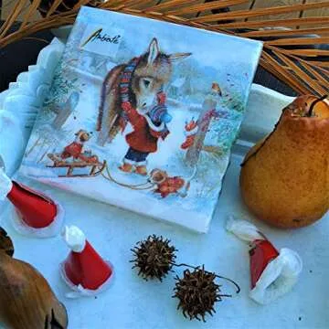Festive Assorted Christmas Napkins for Creative Decor