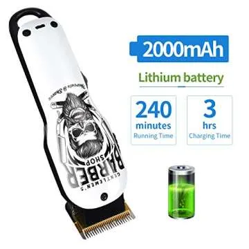 BESTBOMG Cordless Hair Clippers - Rechargeable & Versatile