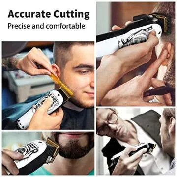 BESTBOMG Cordless Hair Clippers - Rechargeable & Versatile