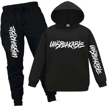 2-Piece Hoodie and Tracksuit Set for Kids