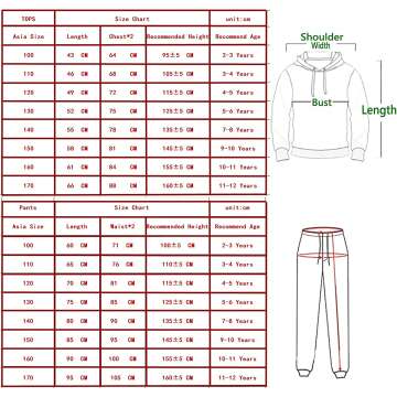 2-Piece Hoodie and Tracksuit Set for Kids