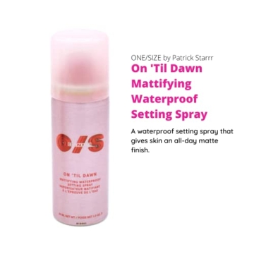 ONE/SIZE Mini Waterproof Setting Spray for All-Day Makeup
