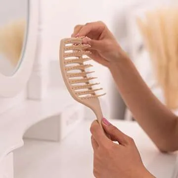 Andwing Paddle Brush for Effortless Detangling and Care