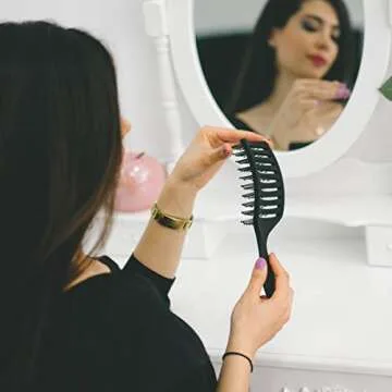 Andwing Paddle Brush for Effortless Detangling and Care