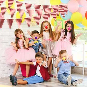 Carnival Pennant Banners for Celebratory Decor - 5 Packs