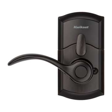 Kwikset SmartCode 955 Pembroke Light Commercial 10-Button Keypad Electronic Lever, Featuring Convenient Keyless Entry, 3-Year Batter Life and High Traffic Durability Venetian Bronze