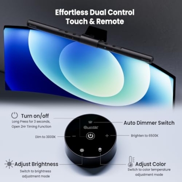 Quntis Monitor Light Bar - Eye Protection & Desk Illumination