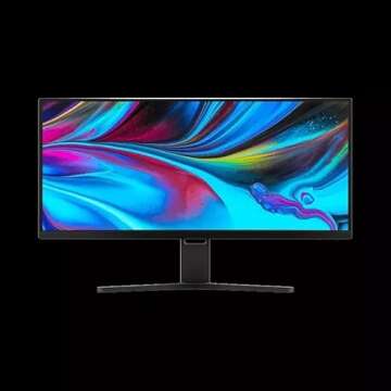 Xiaomi Mi Curved Gaming Monitor 30 Inch with AMD FreeSyncPremium, WFHD 2560 × 1080, 21:9, 200Hz, 4ms, 300lm, 99% sRGB, 2 HDMI, 2 Display Port, Audio Out, TUV Certified Blue Light Reduction