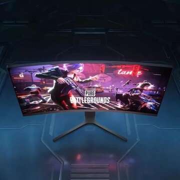Xiaomi Mi Curved Gaming Monitor 30 Inch with AMD FreeSyncPremium, WFHD 2560 × 1080, 21:9, 200Hz, 4ms, 300lm, 99% sRGB, 2 HDMI, 2 Display Port, Audio Out, TUV Certified Blue Light Reduction