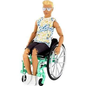 Inclusive Ken Fashionistas Doll with Wheelchair & Ramp