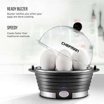Chefman Egg-Maker Rapid Poacher Steamer Cooker