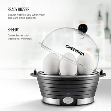 Chefman Egg-Maker Rapid Poacher Steamer Cooker
