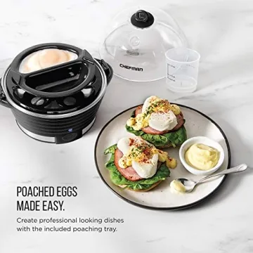 Chefman Egg-Maker Rapid Poacher Steamer Cooker
