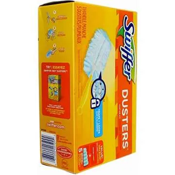 Swiffer Dusters Disposable Cleaning Dusters Unscented Starter Kit, 1 Kit (Pack of 2), White
