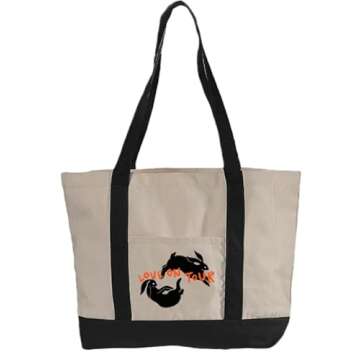 Love Bunny Boat Tote Bag - Stylish & Durable
