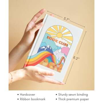 Lamare Book Journal - Reading Journals For Book Lovers - 2024 Reading Journal - 80 Book Journal Reading Log For Book Lovers Gifts For Women & Men - Book Review Journal - Organized Book Tracker Journal