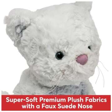 GUND Cozys Collection Kitty Cat Plush Soft Stuffed Animal for Ages 1 and Up, Blue, 10"