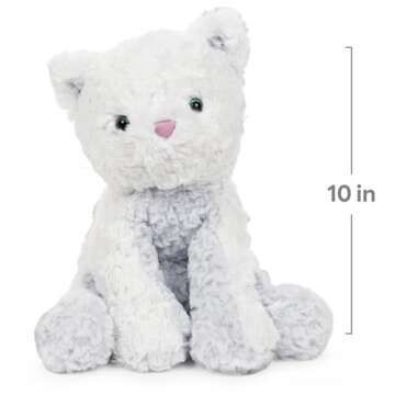 GUND Cozys Collection Kitty Cat Plush Soft Stuffed Animal for Ages 1 and Up, Blue, 10"