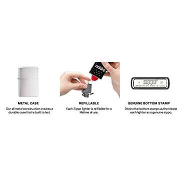 Zippo Lighter - Horoscope Zodiac Signs (Aquarius)