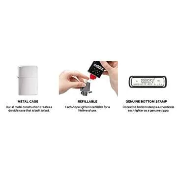 Zippo Lighter - Horoscope Zodiac Signs (Aquarius)