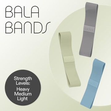 Premium Bala Bands 3-Pack for Yoga and Strength Training