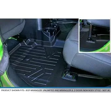 SMARTLINER Floor Mats for 2018-2021 Jeep Wrangler Unlimited