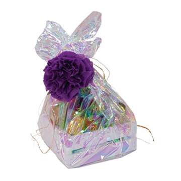 Iridescent Cellophane Film for Crafting & Gift Wrapping