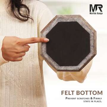 Stylish Marble Paper Towel Holder - Handmade Elegance