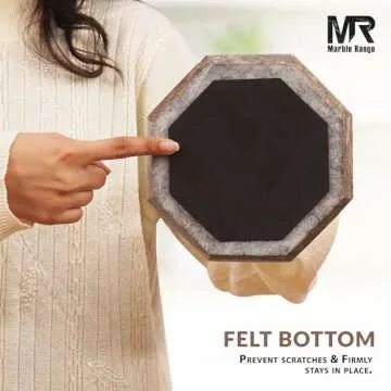 Stylish Marble Paper Towel Holder - Handmade Elegance