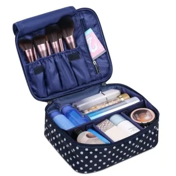 Narwey Makeup Bag - Stylish, Portable & Water-Resistant