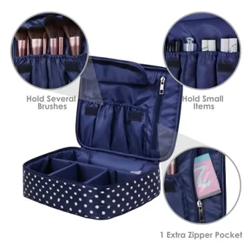 Narwey Makeup Bag - Stylish, Portable & Water-Resistant
