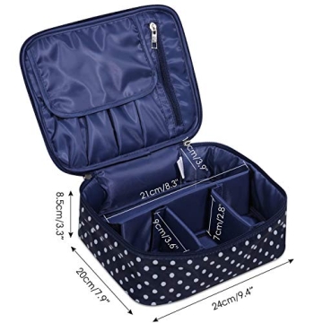 Narwey Makeup Bag - Stylish, Portable & Water-Resistant