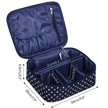 Narwey Makeup Bag - Stylish, Portable & Water-Resistant