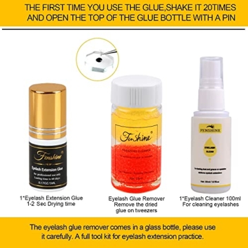 17Pcs Eyelash Extension Training Kit with Mannequin Head