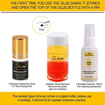 17Pcs Eyelash Extension Training Kit with Mannequin Head