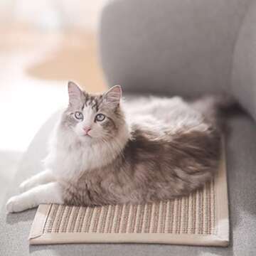 FUKUMARU Cat Scratcher Mat - Natural Sisal for Cats
