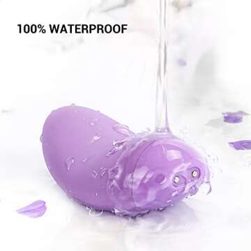 Clitoral Vibrator for Women and Couples, Tongue Shape Mini Vibrator with 3 Intensities & 6 Vibration Modes, Quick Orgasm Adult Sex Toys for Clit Nipple Vagina