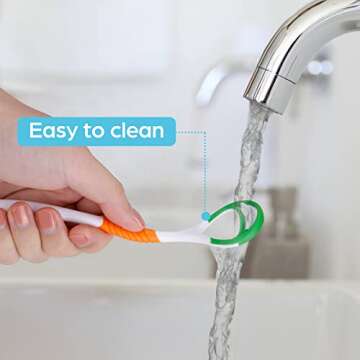 Tongue Scraper Cleaner for Bad Breath - 3 Pack Easy to Use