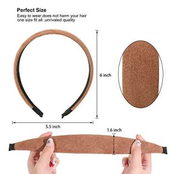 Ivyu Headbands for Women Headband - Wide Non Slip Thick Womens Head Bands Fashion Diademas Para Mujer De Moda Gifts for Women