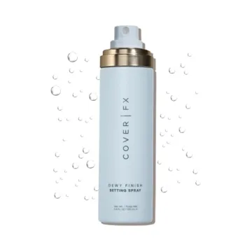 COVER FX Dewy Finish Setting Spray - Makeup Finishing Spray - Shea Butter & Aloe - 4 Fl Oz