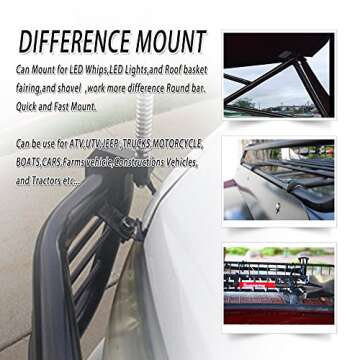 House Tuning Roll Bar Clamps - Durable Mounting Brackets