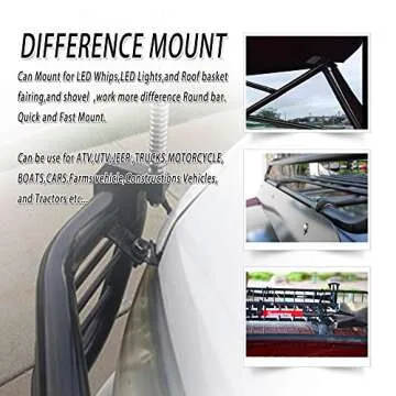 House Tuning Roll Bar Clamps - Durable Mounting Brackets